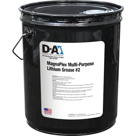 D-A Lubricant Co D-A MagnaPlex Multi-Purpose Lithium Grease No 2 - 35 Lb Metal Pail 12729